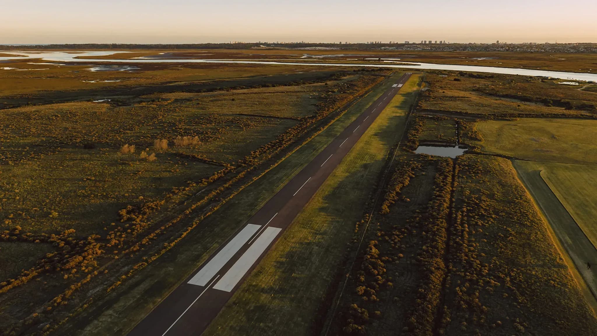 Private business aviation airport with 1,260-meter runway